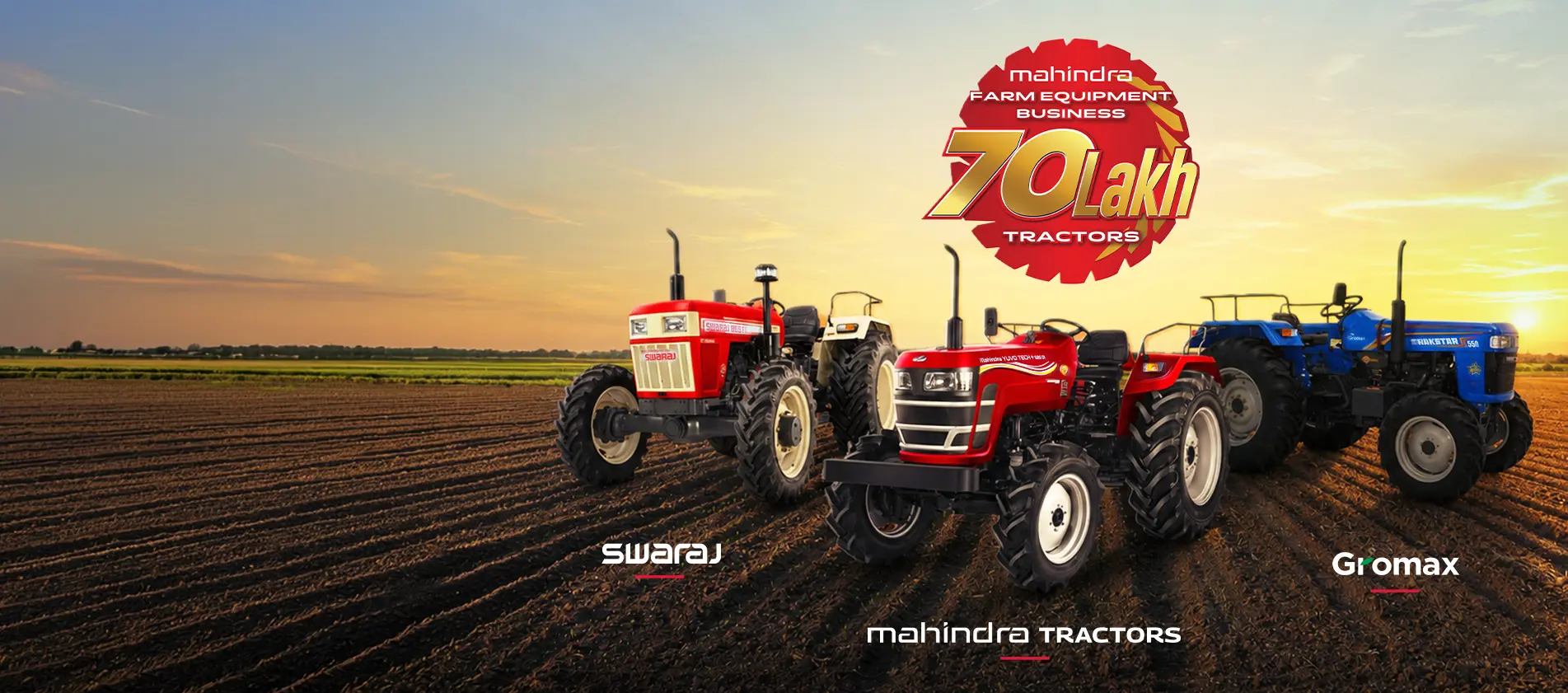 70 lakh tractors sold