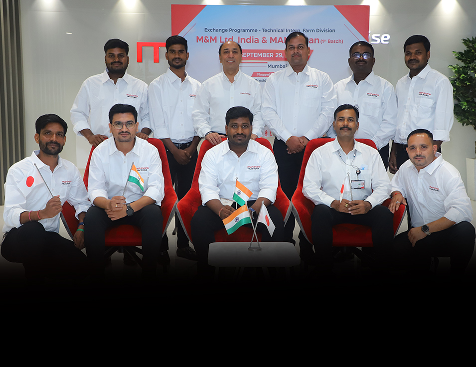 Mahindra’s Farm Division flags-off inaugural batch of workmen to Japan, under Japan’s Technical Intern Training Program (TITP)