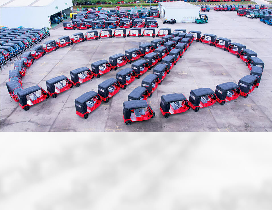 The 50,000th electric Mahindra e-Alfa rolls out of Haridwar Plant