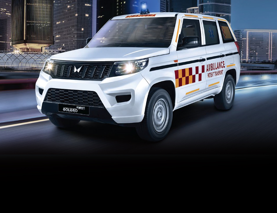 Mahindra unveils Bolero Neo+ Ambulance, priced at INR 13.99 Lakh