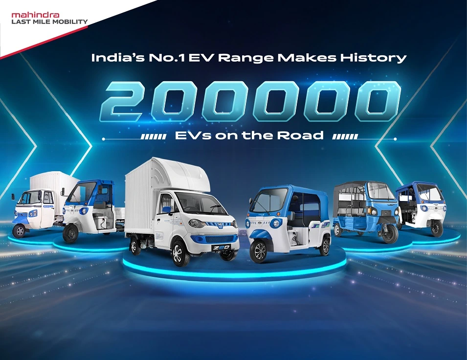 India’s No.1 Commercial EV manufacturer, Mahindra Last Mile Mobility